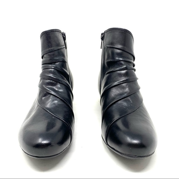 Josef Seibel Women's Amy 07 Ankle Boot black leather side zip - Picture 4 of 8